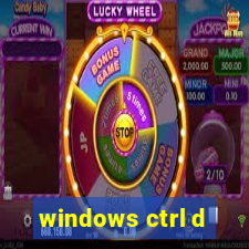 windows ctrl d